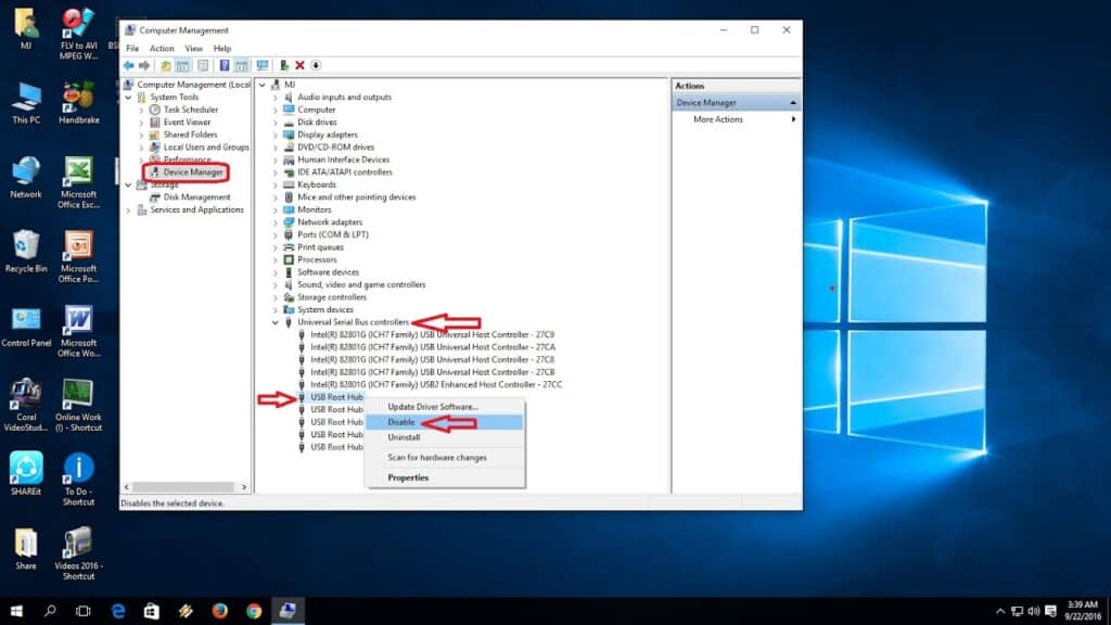 Steps To Follow To Disable USB Power Management On Windows 7