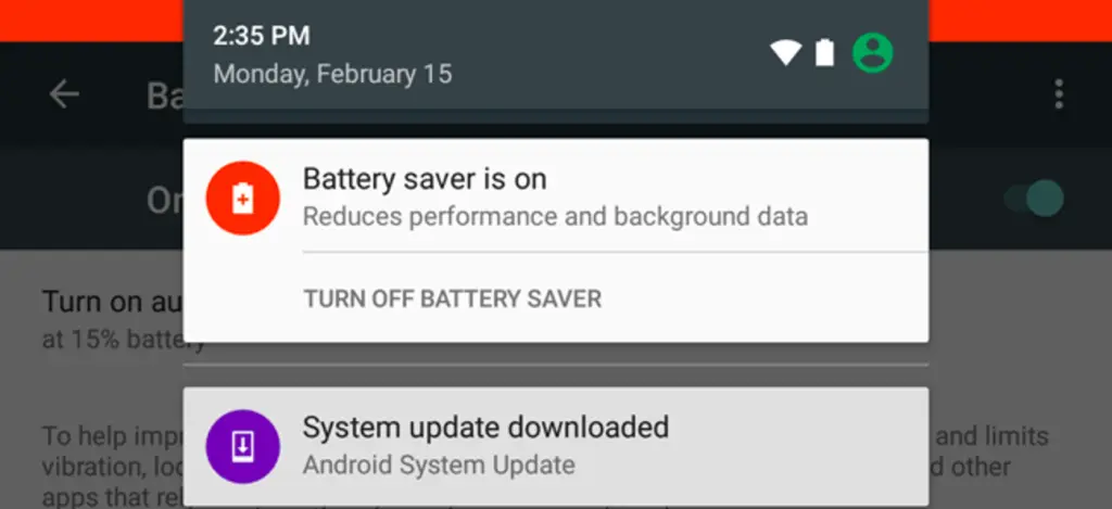 Change The Phone’s Power Saving Options