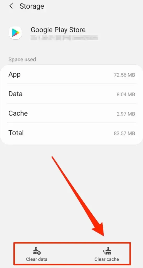 Clear The Cache On Google Play Store