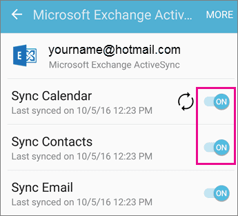 How Can I Disable Outlook Contact Synchronization