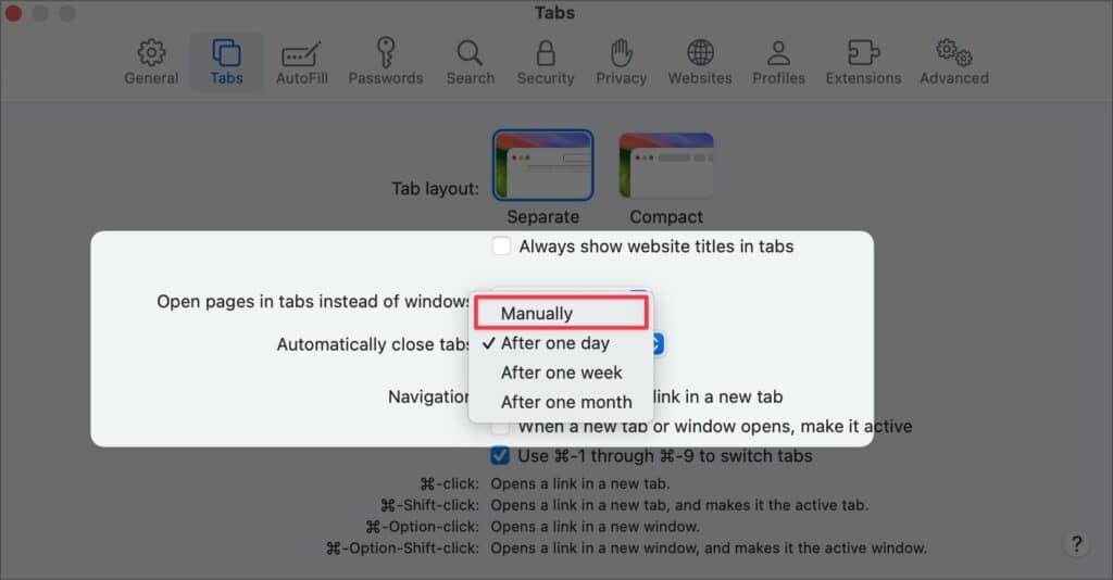 safari tabs disappear