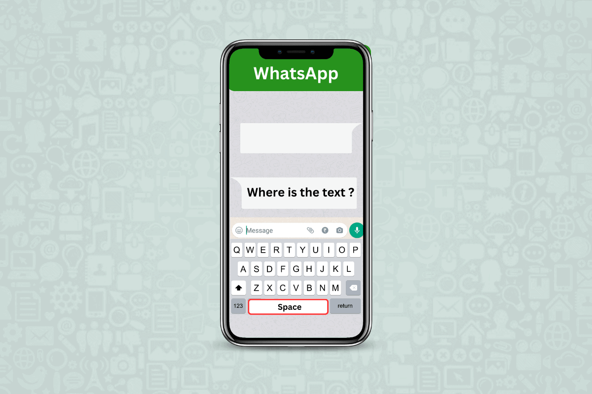 Sending An Empty Message On iPhone